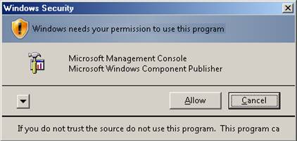 Screenshot of the Windows Security dialog.