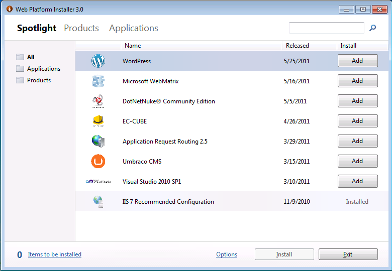 Using the Microsoft Web Platform Installer | Microsoft Learn