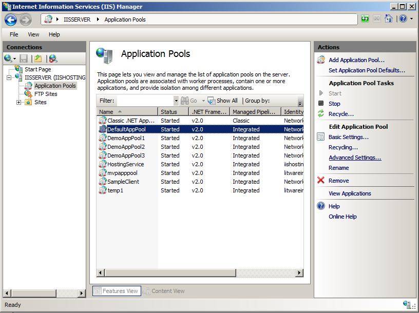 Using WSRM to manage IIS 7 AppPool CPU Utilization | Microsoft Learn