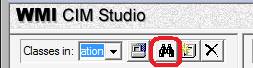 Screenshot of the Search Button circled in red in W M I C I M Studio.
