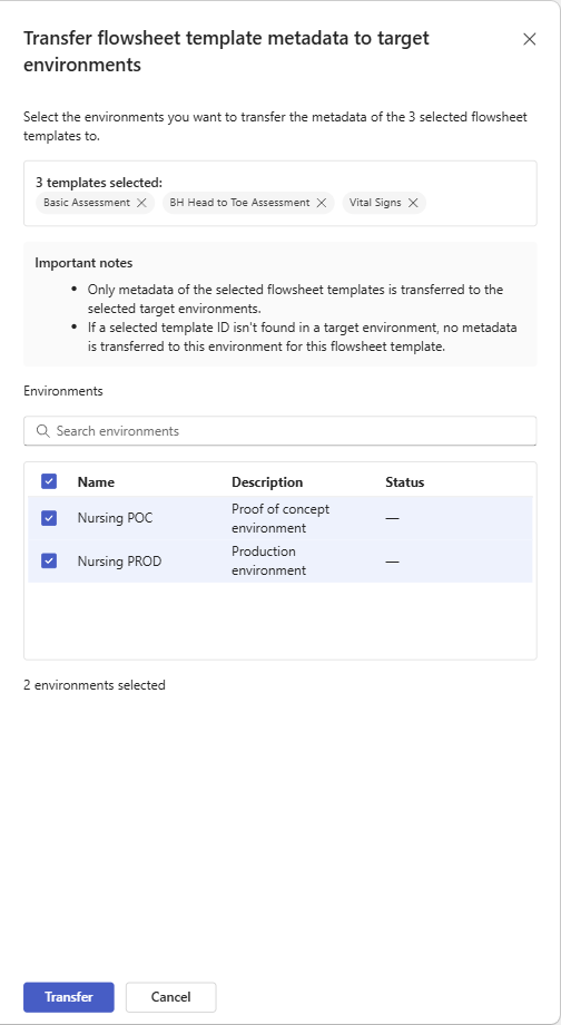 Flowsheet manager - copy metadata