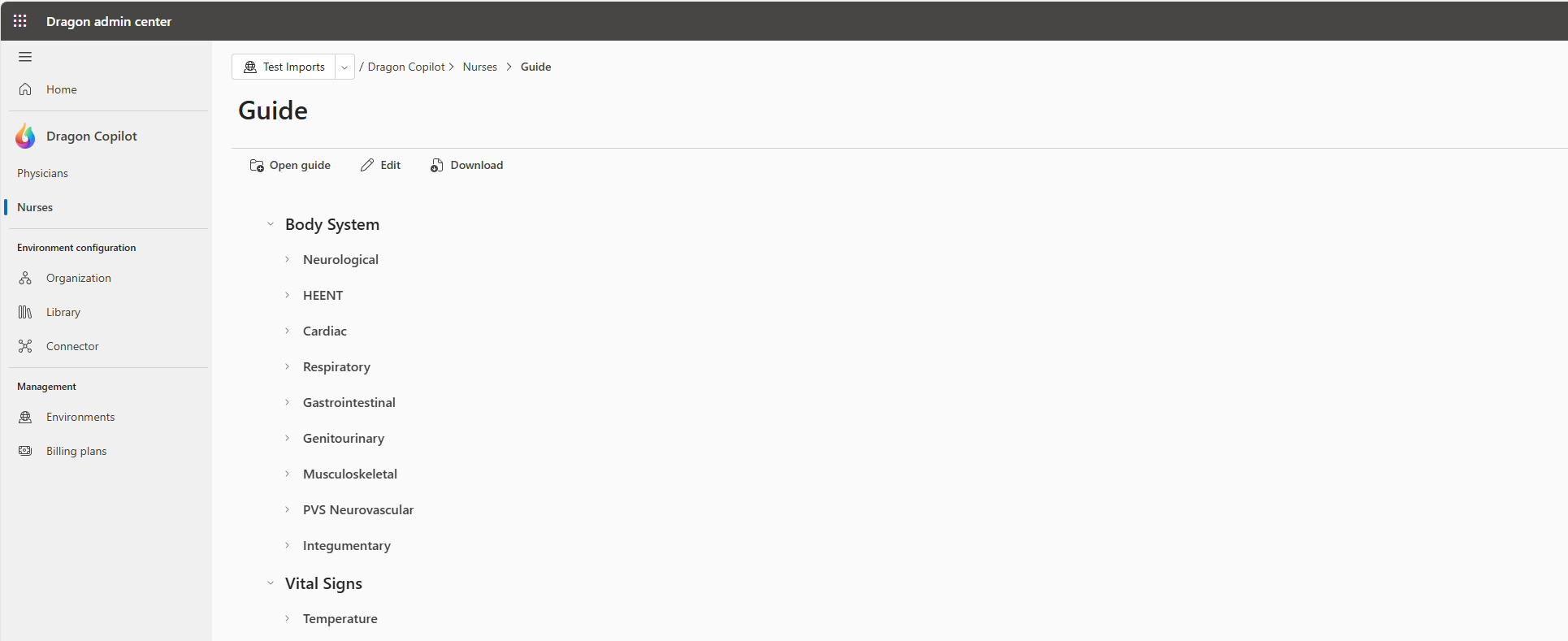 Guide - default configuration