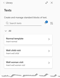 library with texts displayed