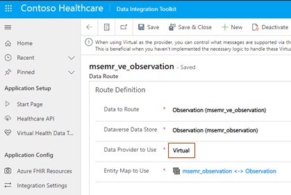 A screenshot showing how to virtualize your clinical reference data.