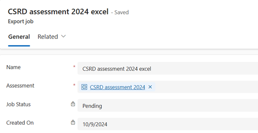 Screenshot of a flattened report.