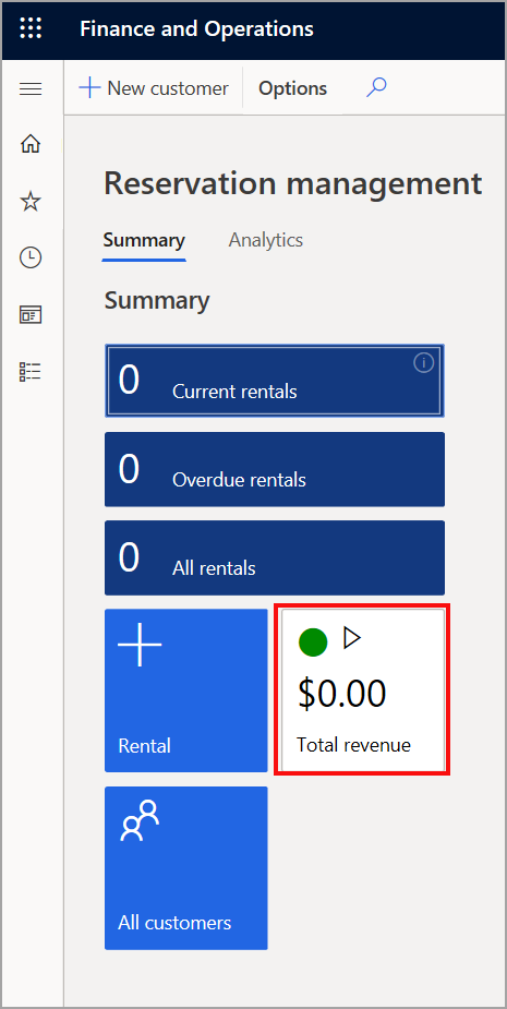Screenshot of the KPI tile in a workspace.
