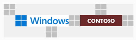 Windows logo co-branding size.