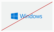Discontinued style of Windows logo.