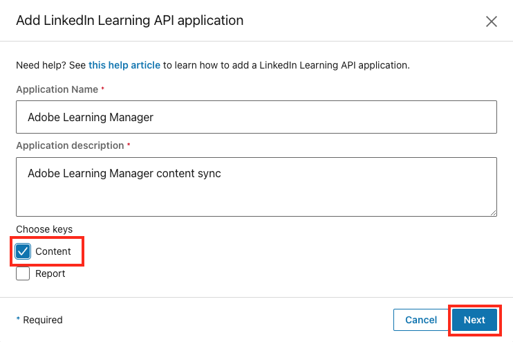 Generate API application