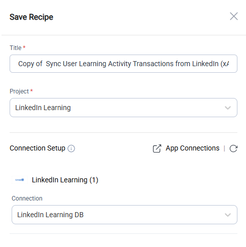 save project within Darwinbox