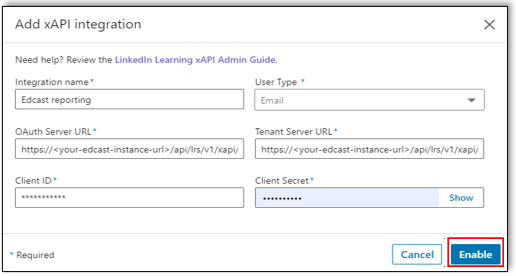 linkedin-learning-enable-xapi-screen