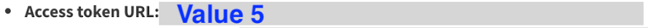 Access Token URL
