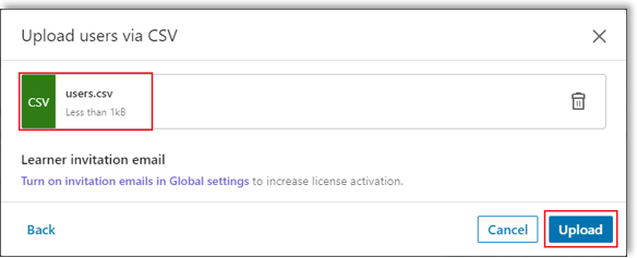 linkedin-learning-upload-csv-screen