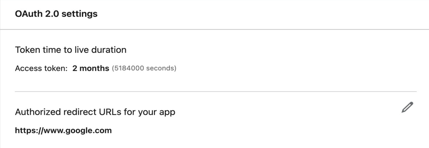 The OAuth 2.0 Settings section on the LinkedIn Auth tab showing the Redirect URL field with Postman callback URLs added