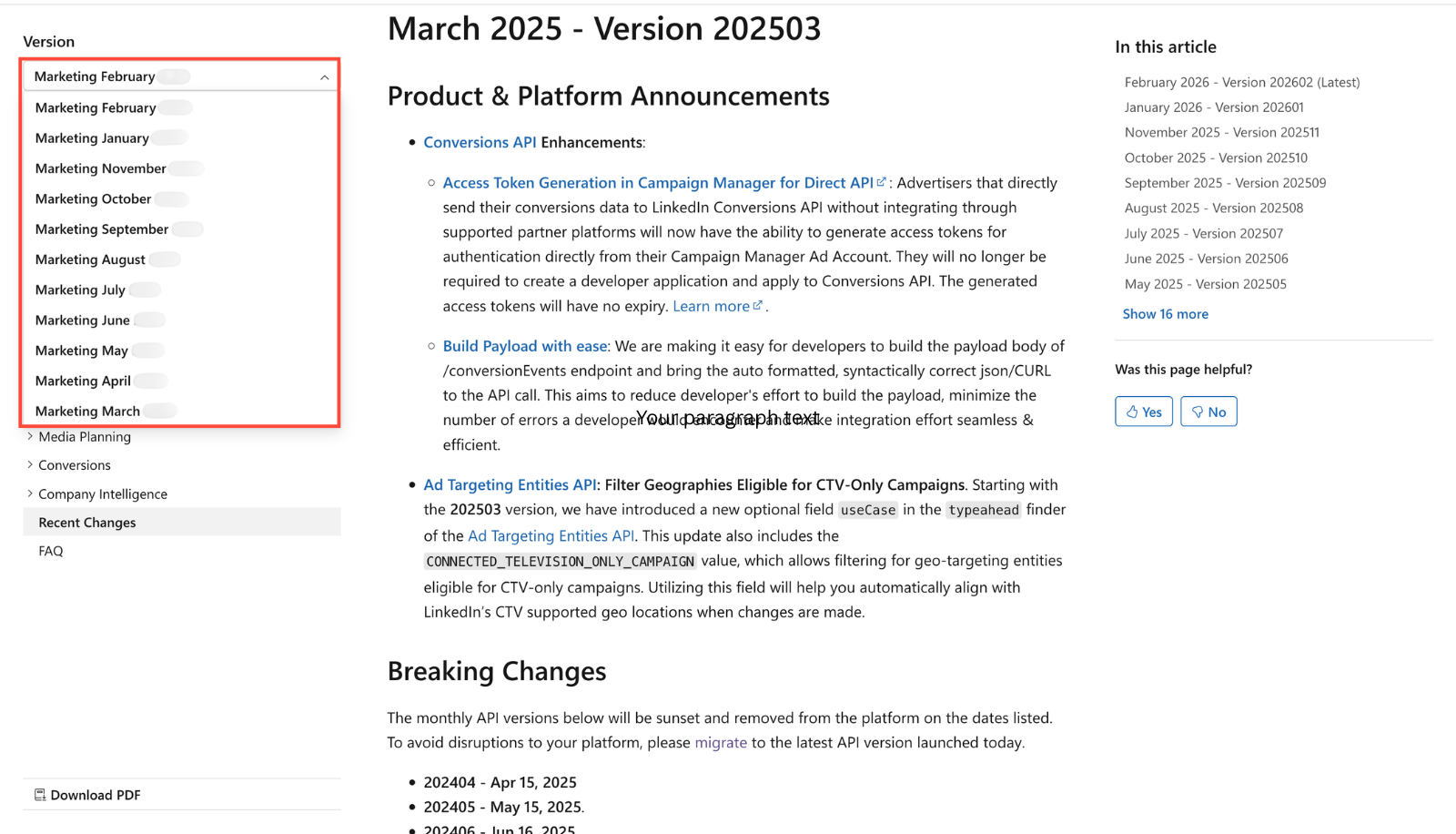GA November Example Image