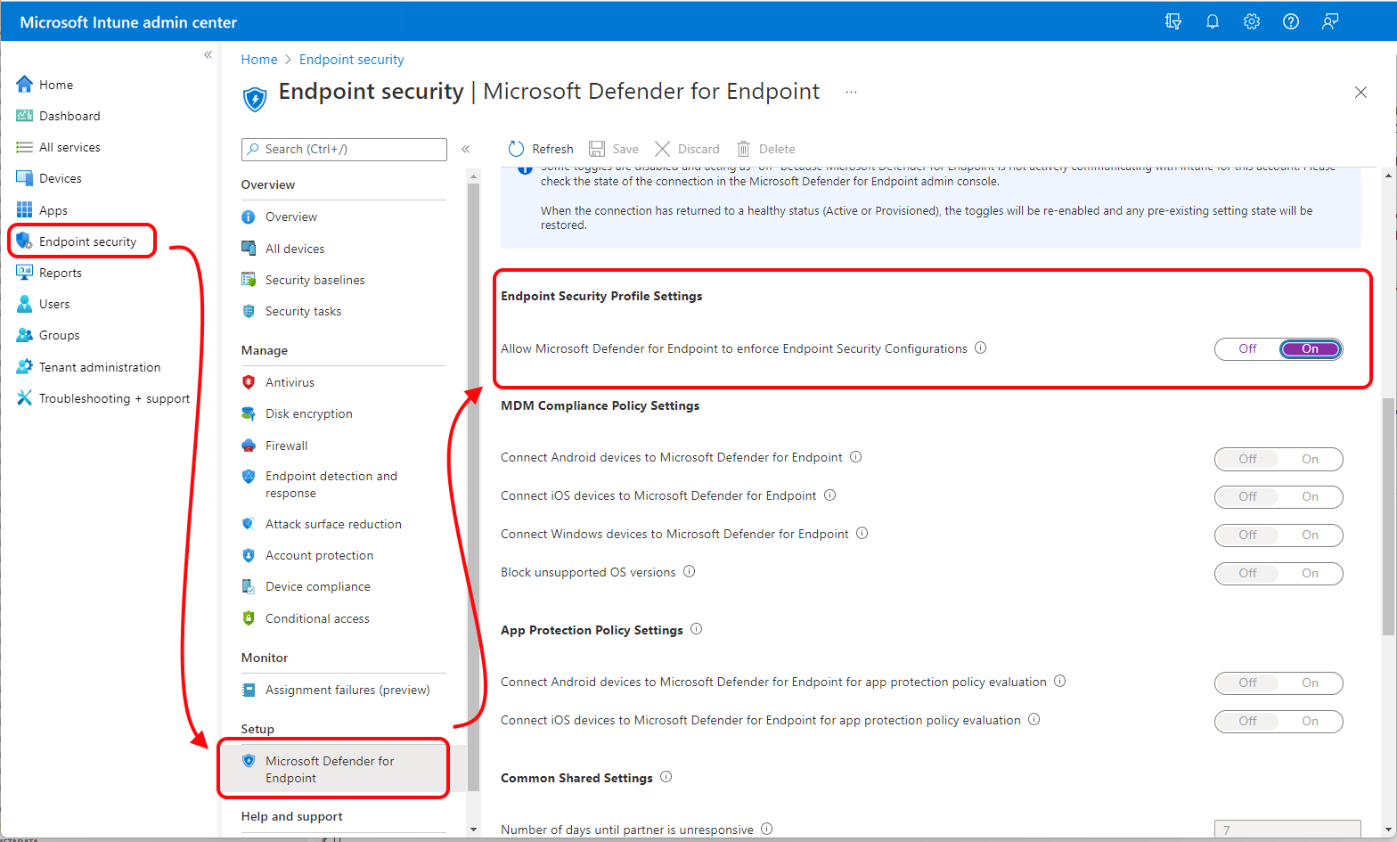 microsoft intune admin windows 10