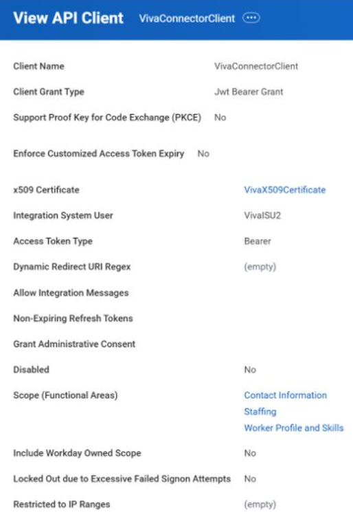 Screenshot of the API client window.
