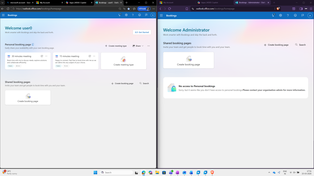 Screenshot of result user policy.