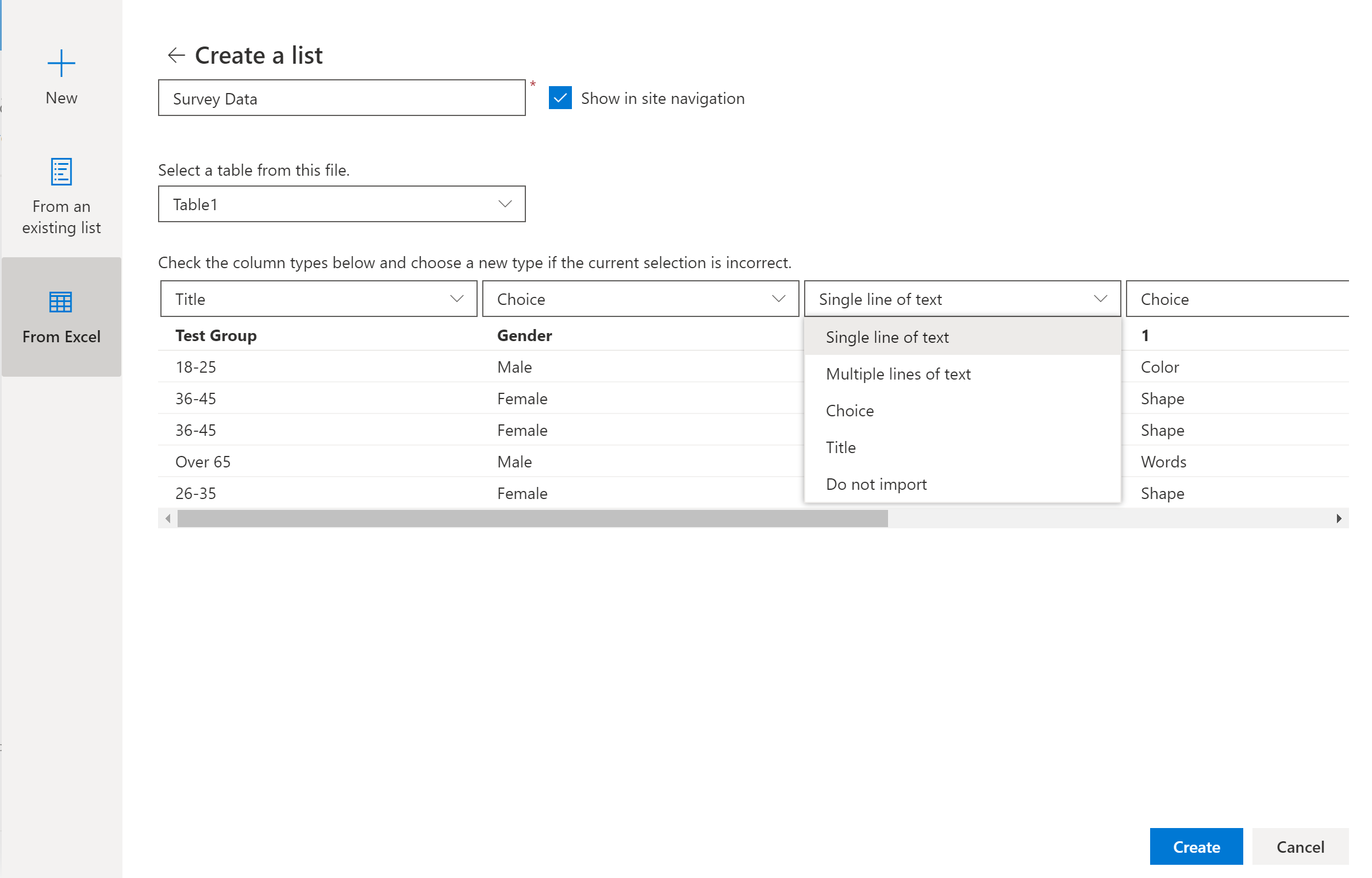 Importing data into SharePoint Microsoft Learn