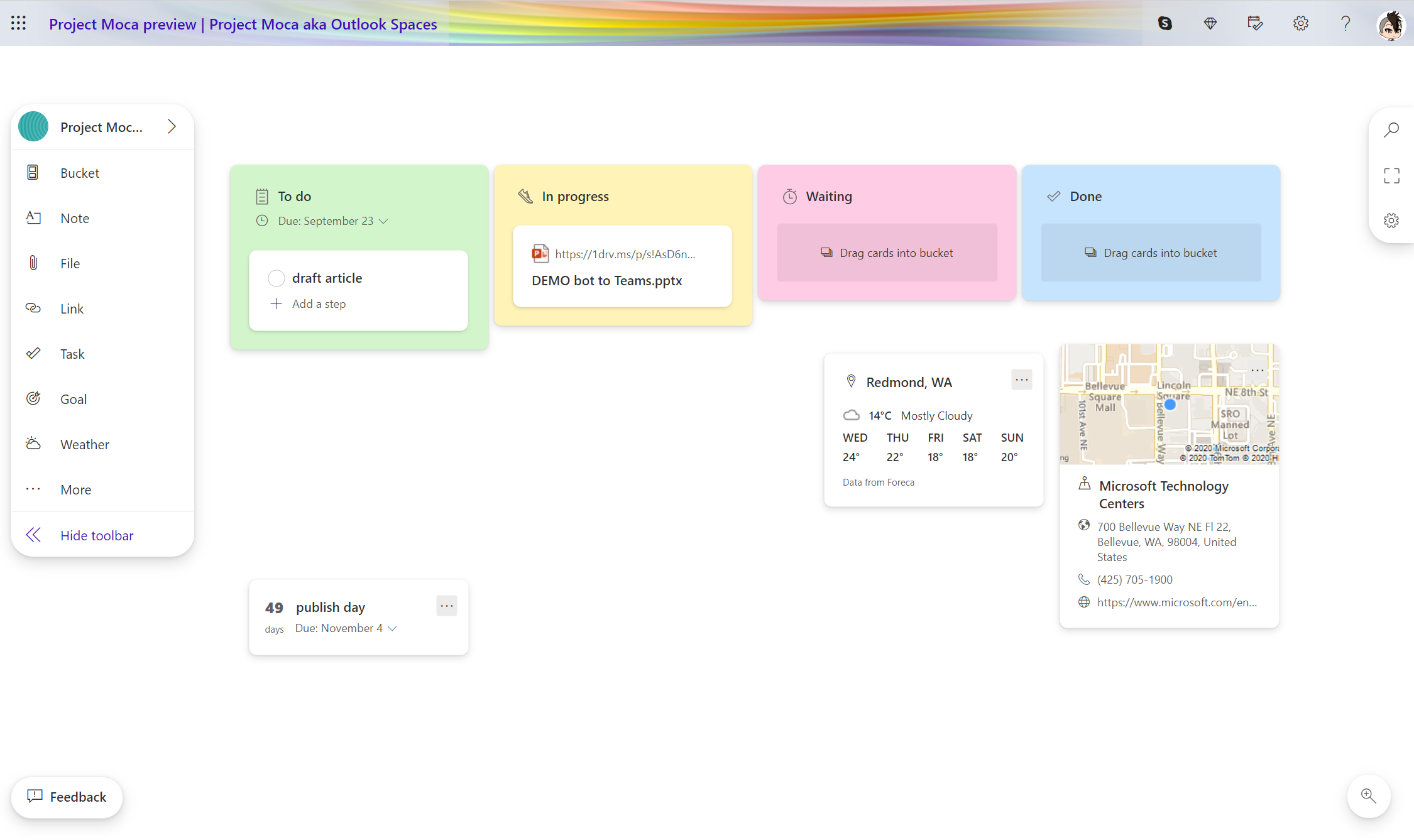 mocha project management template