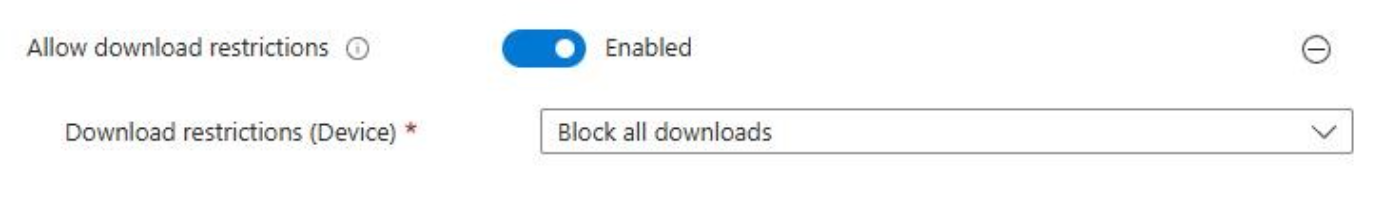 Screenshot of allow download instructions.