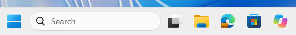 Screenshot of the Windows taskbar.