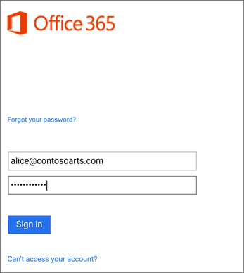 Sign in to your organizational account in Outlook.
