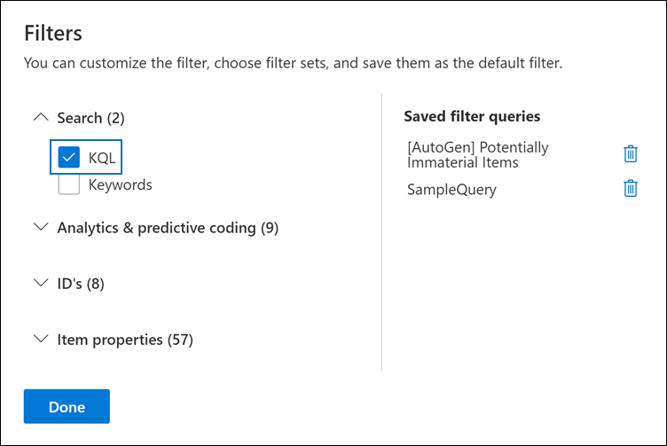 Query the content in a review set - Microsoft Purview (compliance) |  Microsoft Learn