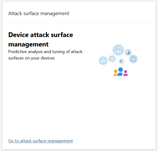 Attack surface management card