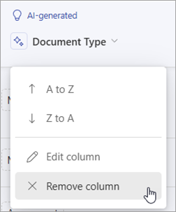 Screenshot of a suggested with the Dismiss suggestion option highlighted.