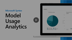 Thumbnail image of model usage analytics video.