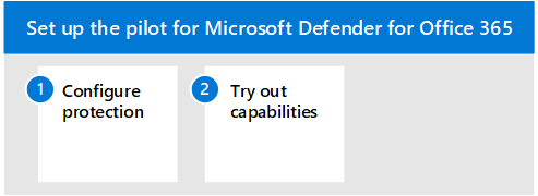 The steps for piloting Microsoft Defender for Identity in the Microsoft Defender evaluation environment
