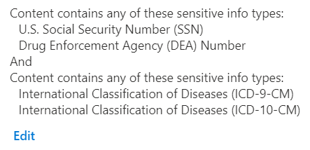 HIPPA policy conditions
