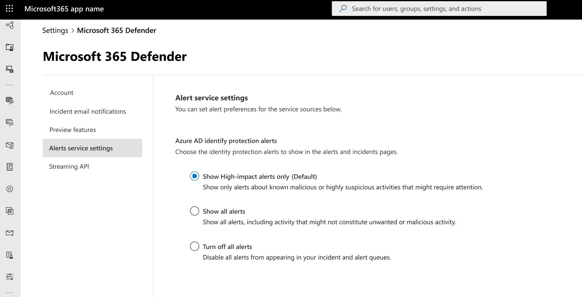 microsoft security email alerts