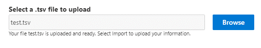 Select a .tsc file to upload.