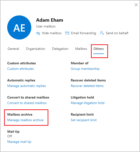 Enable archive mailboxes for Microsoft 365 - | Microsoft Learn