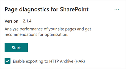 Enable exporting to HAR.