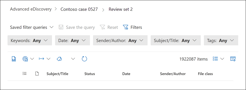 Apply the prediction score filter to a review set - Microsoft Purview  (compliance) | Microsoft Learn
