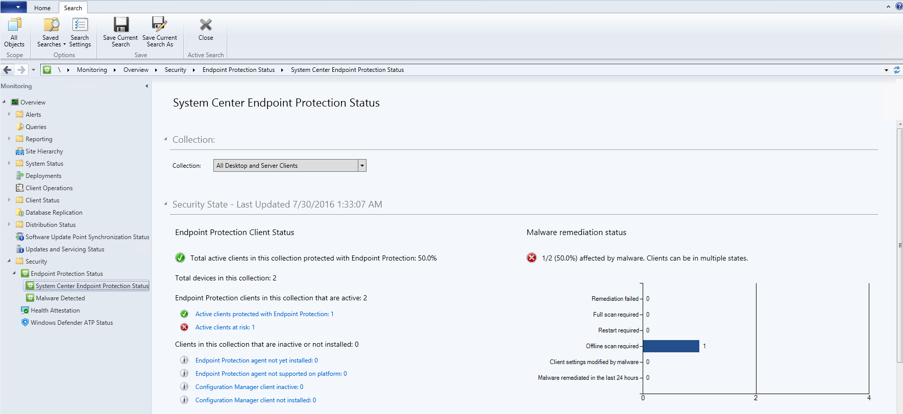 microsoft defender scan results