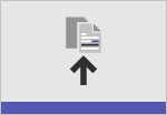 Teams upload and share files training icon.