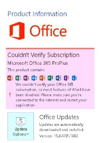 Microsoft 365 subscription automatic license renewal fails when  heartbeatcache in wrong location - Office 365 | Microsoft Learn