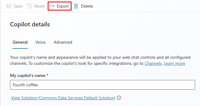 Export / Import a typebot