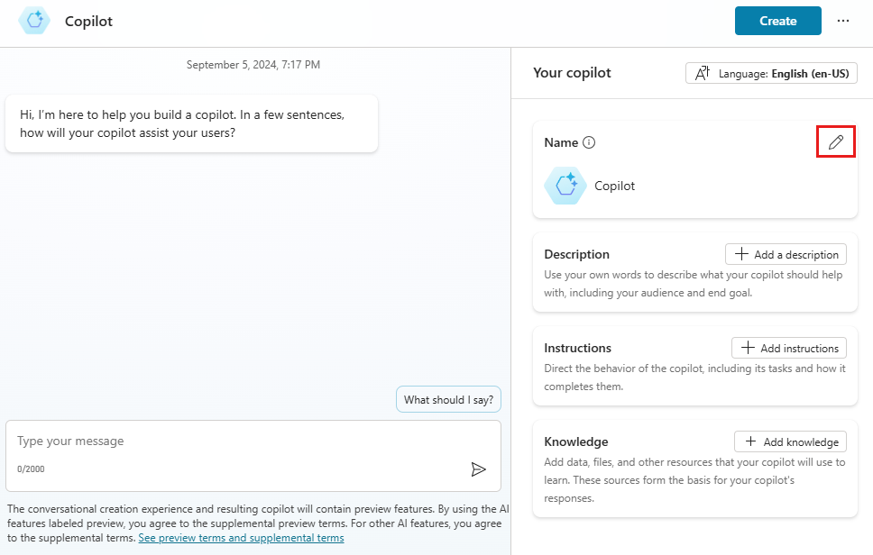Quickstart: Create and deploy a copilot - Microsoft Copilot Studio ...