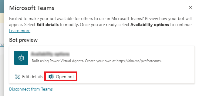 Baixe todos os aplicativos da Bot Studio.