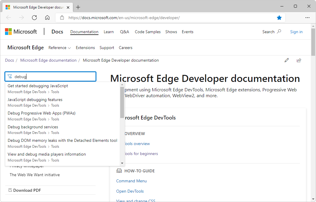 Develop for the web with Microsoft Edge - Microsoft Edge Development