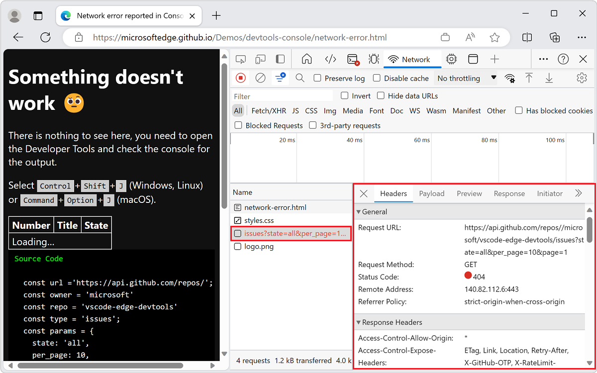 Fix JavaScript errors that are reported in the Console - Microsoft Edge  Developer documentation | Microsoft Learn