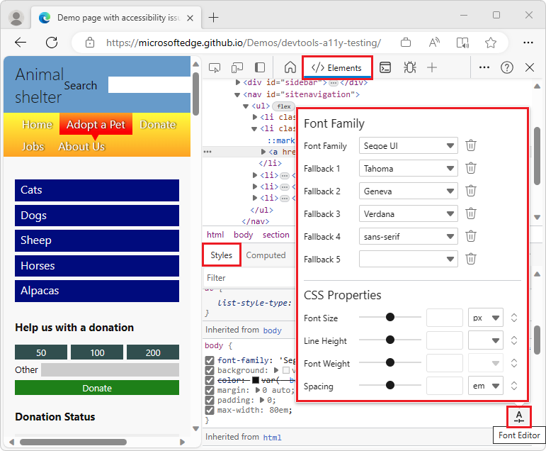 Experimental features in Microsoft Edge DevTools - Microsoft Edge