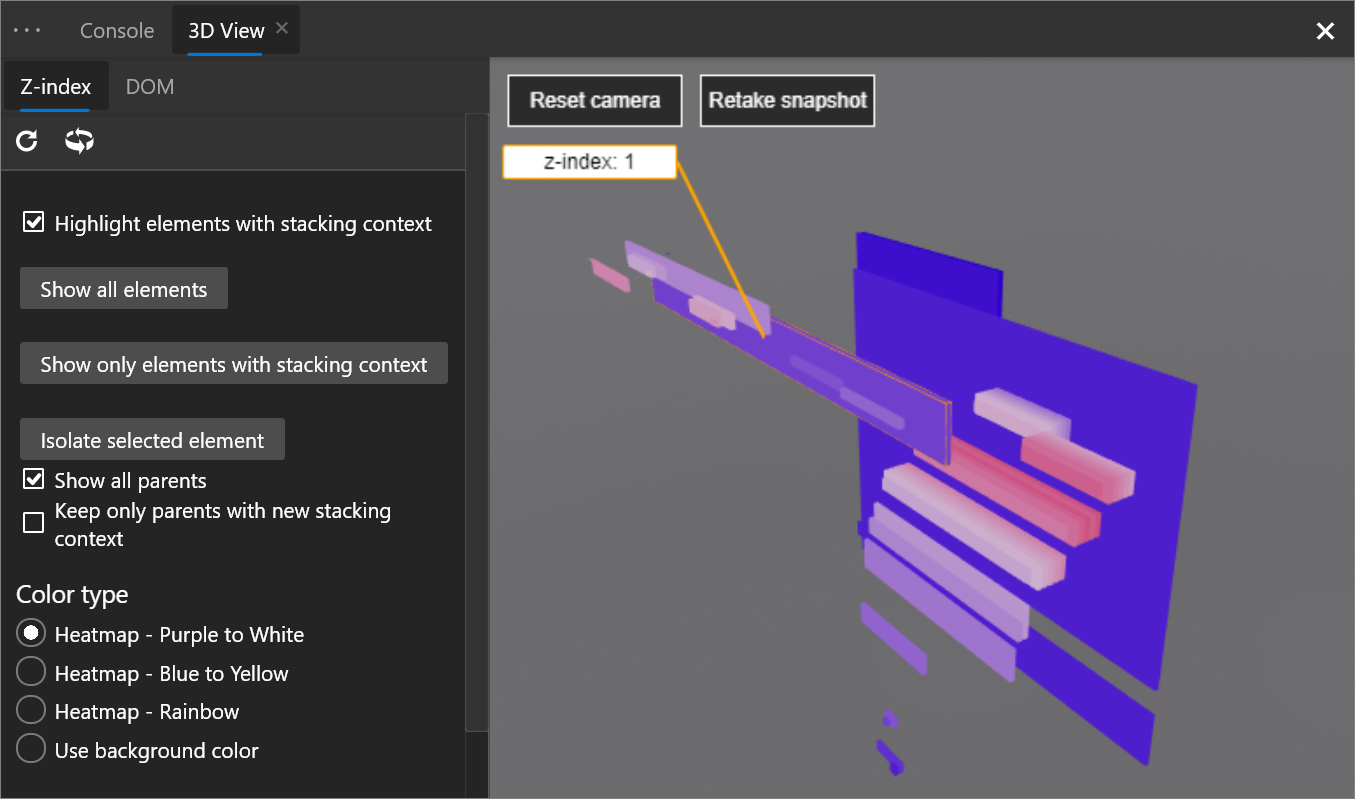 The 3D View in DevTools