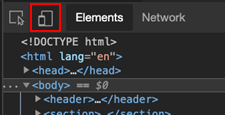Click the screencast icon to view the browser inside of Visual Studio Code.