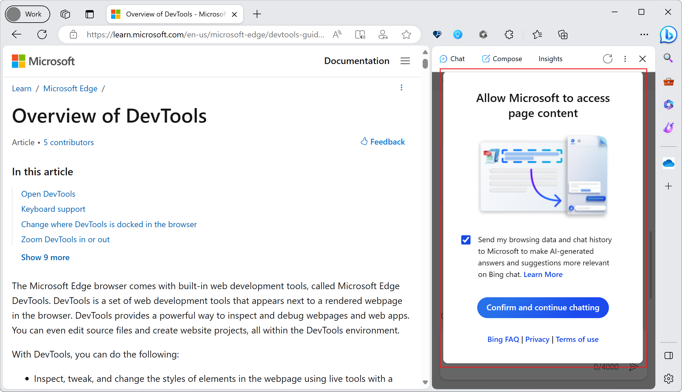 Is Microsoft Edge taking browser data without permission? Not really